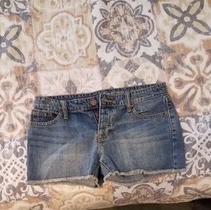 Gap jean cut off shorts size 0